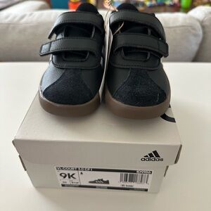 Adidas Kids Black and Brown Sneakers